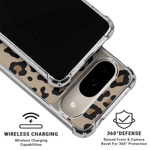 Leopard Print Google Pixel 10 Clear Case